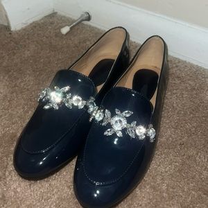 SHEIN blue mocassins